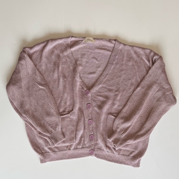 🌪️ Vintage Marled Earthy Knit Mock-Neck Top Grunge Chic 🌪️ - Picture 2 of 6